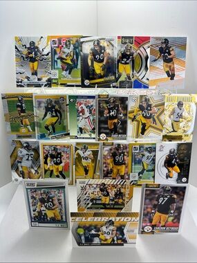 TJ Watt Steelers lot of 21 +Heyward/Freiermuth/D.K./Greene/Hines Ward/Porter Jr